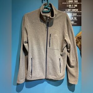 L.L. Bean Men's Gray Fleece Jacket